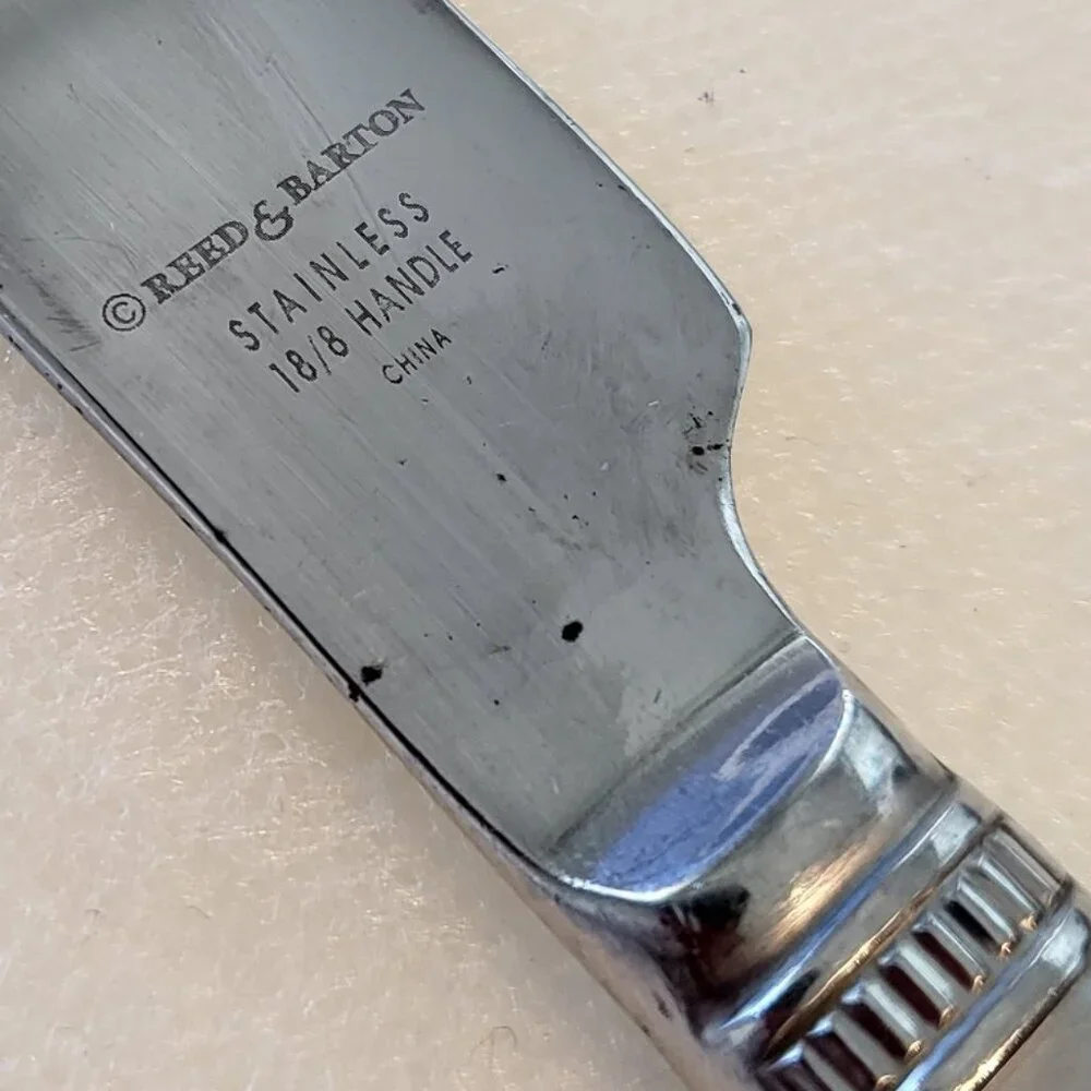 Reed & Barton DURHAM MATTE 18/8 Handle Flatware Butter Knives Stainless